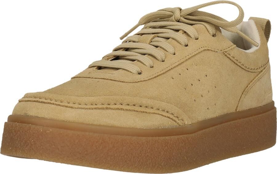 CLARKS Sneakers laag 'Boxbee Lace' lichtbruin