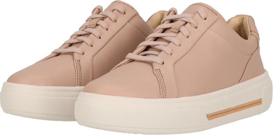 Clarks Sneaker Women Hollyhock Walk Rose Leather - Foto 3