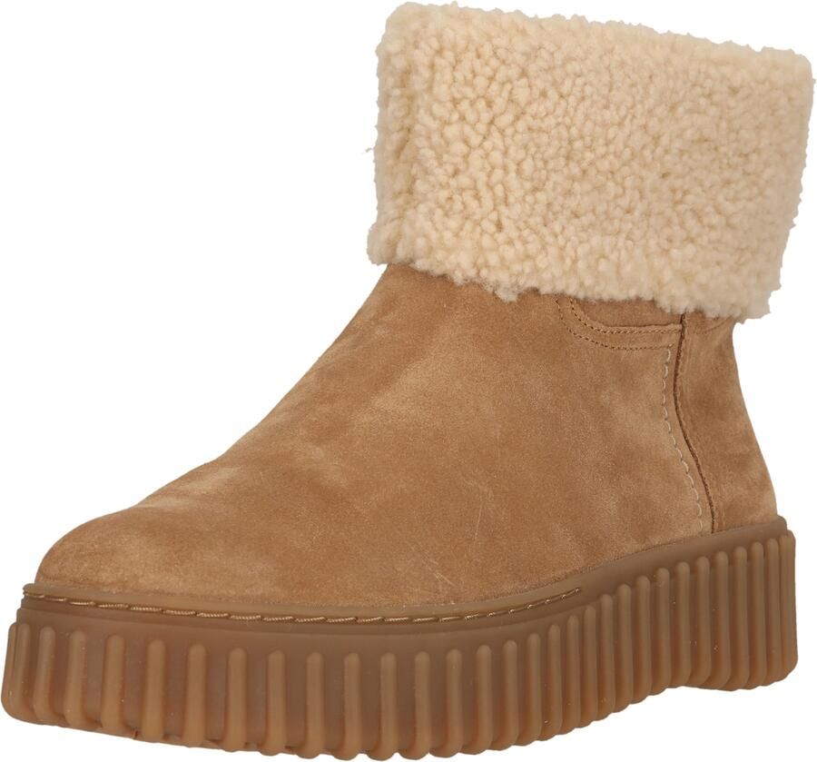 CLARKS Snowboots 'Torhill Turn Light Tan WLined' bruin