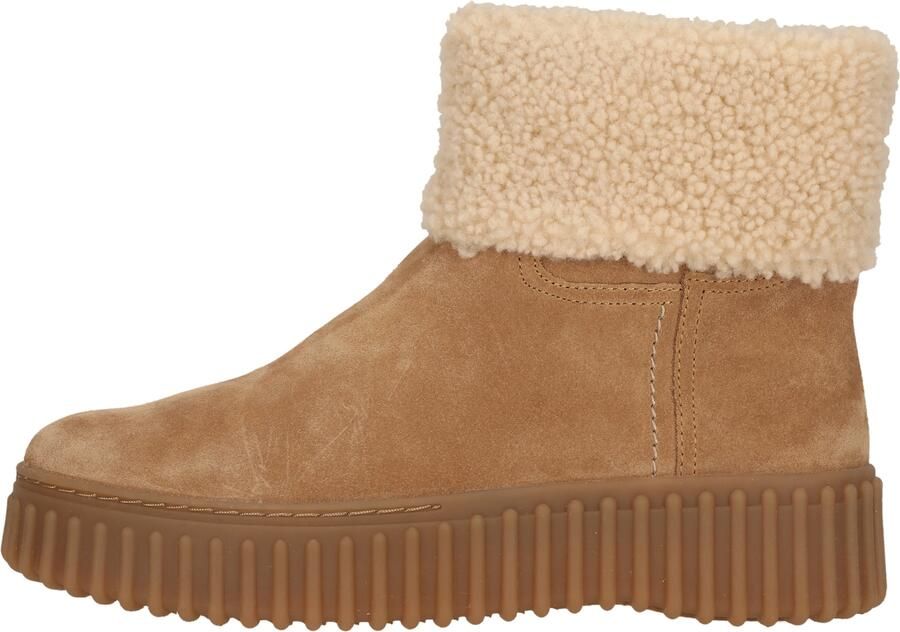 CLARKS Snowboots 'Torhill Turn Light Tan WLined' bruin - Foto 4