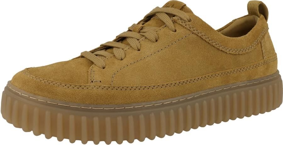 CLARKS Sportieve veterschoen 'Torhill' mosterd