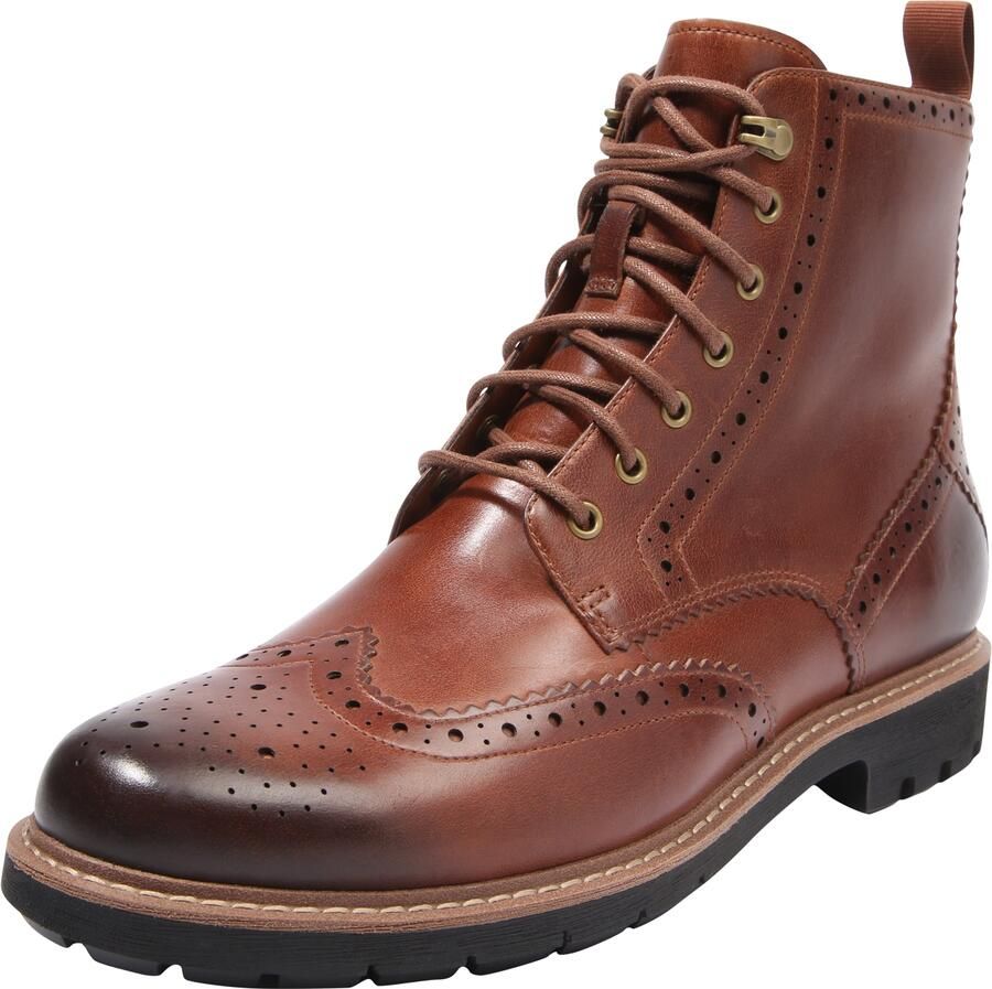Clarks Veterlaarzen Batcombe Lord Budapester brogue zakelijke laarzen met lyrale perforatie - Foto 4