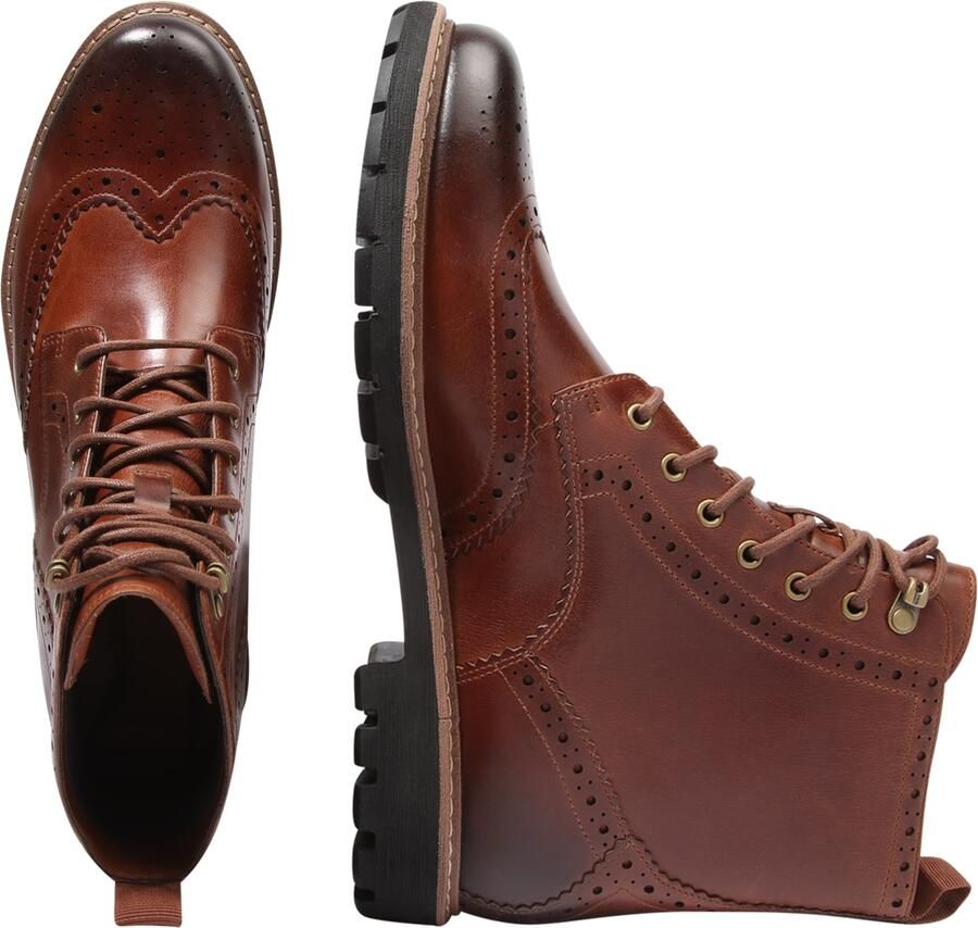 Clarks Veterlaarzen Batcombe Lord Budapester brogue zakelijke laarzen met lyrale perforatie - Foto 2