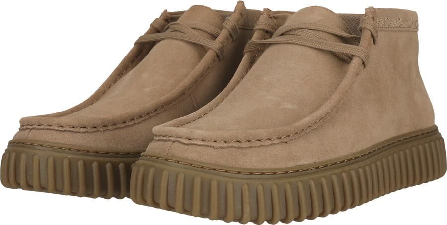 CLARKS Veterboots 'Torhill High' lichtbruin - Foto 5