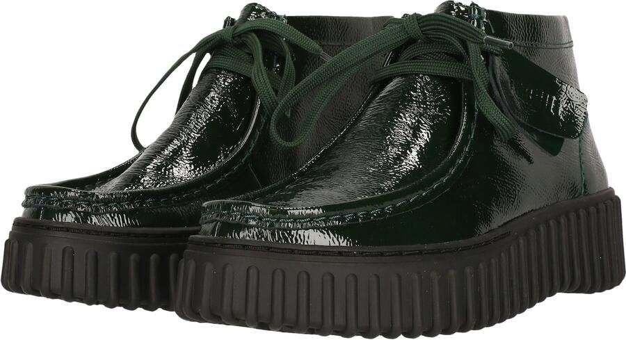 CLARKS Veterlaarsjes 'Torhill Moss' donkergroen - Foto 4