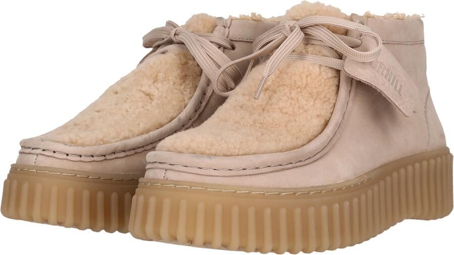 Clarks Winterlaarzen Torhill Moss Desert boots winterboots met markante loopzool - Foto 4