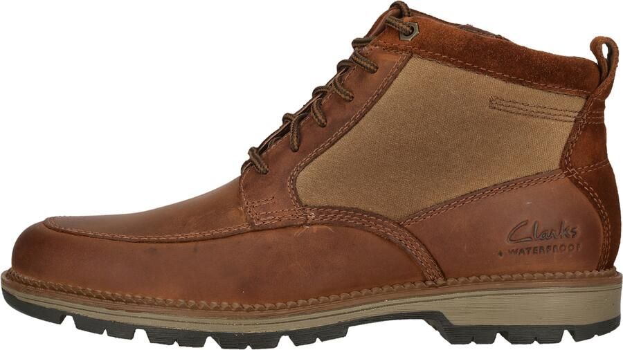 CLARKS Veterlaarzen 'Maplewalk Rise' bruin - Foto 4