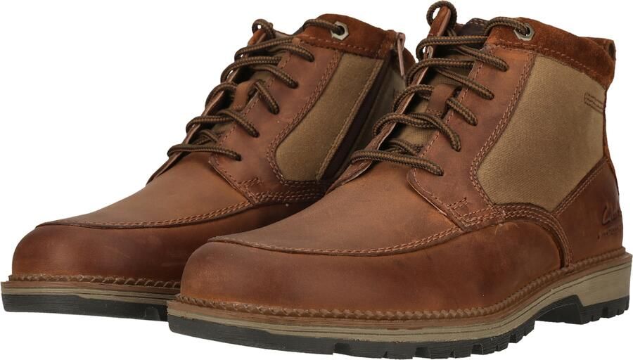 CLARKS Veterlaarzen 'Maplewalk Rise' bruin - Foto 3