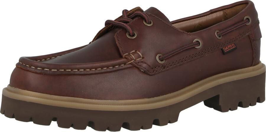 CLARKS Veterschoen 'Cleyhill' bruin - Foto 2