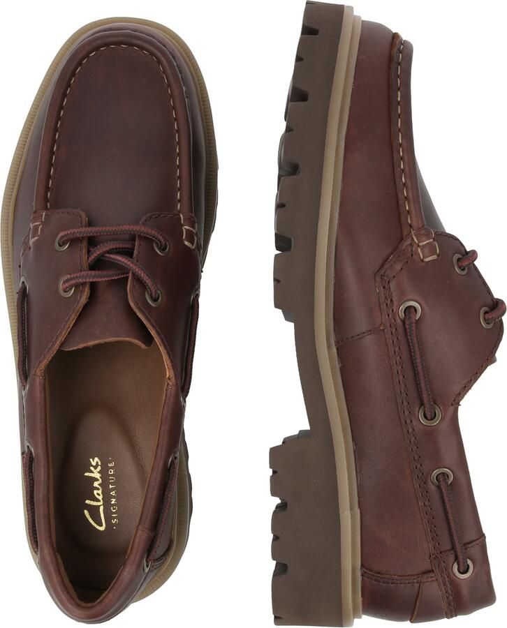 CLARKS Veterschoen 'Cleyhill' bruin - Foto 3