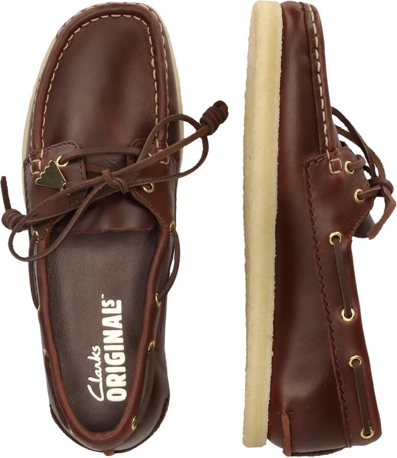 CLARKS ORIGINALS Bruine Clarks Loafers Godney Boat W - Foto 2