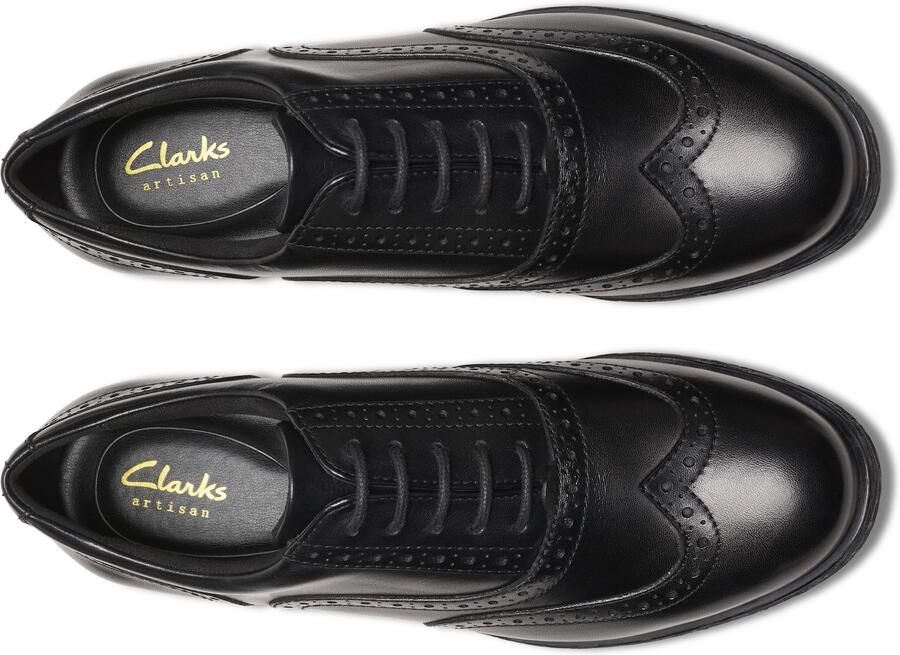 Clarks Schoenen met perforatie Havisham Eik feestschoen zakelijke schoen met klassieke vleugelneus - Foto 4