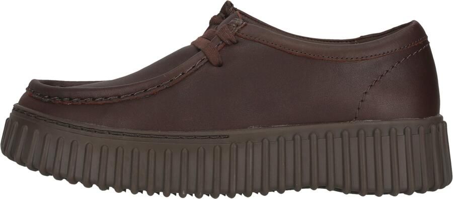 Clarks Torhill Bee donkerbruin Dames Veterschoenen donkerbruin - Foto 7