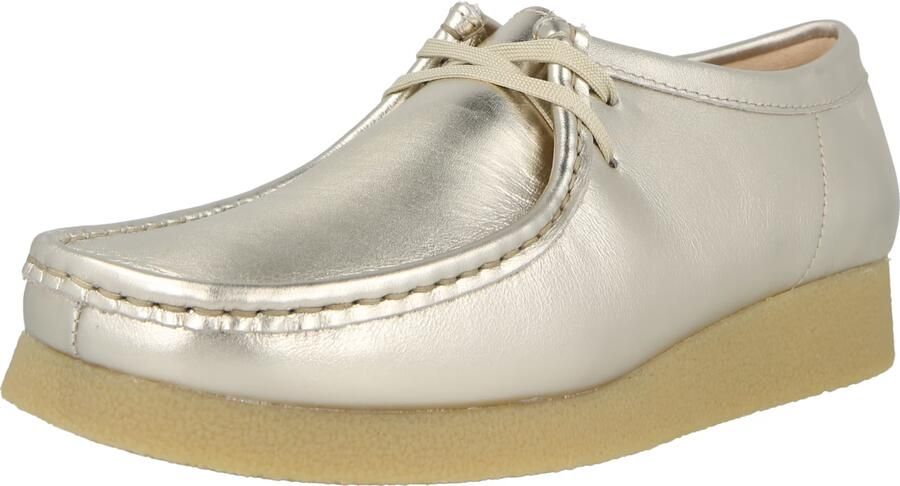 Clarks WallabeeEVOSh Dames Veterschoenen Gold Leather - Foto 8