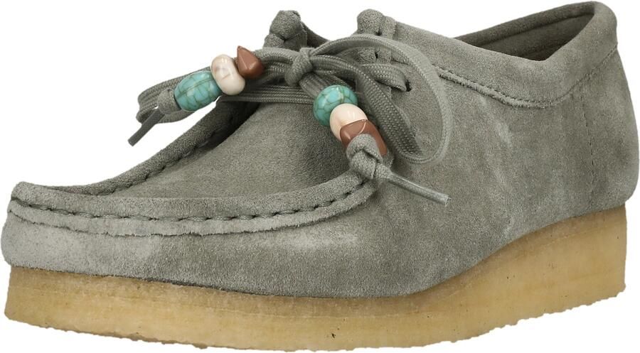 Clarks Shoes Wallabee Sage Bootschoenen Grijs Vrouw