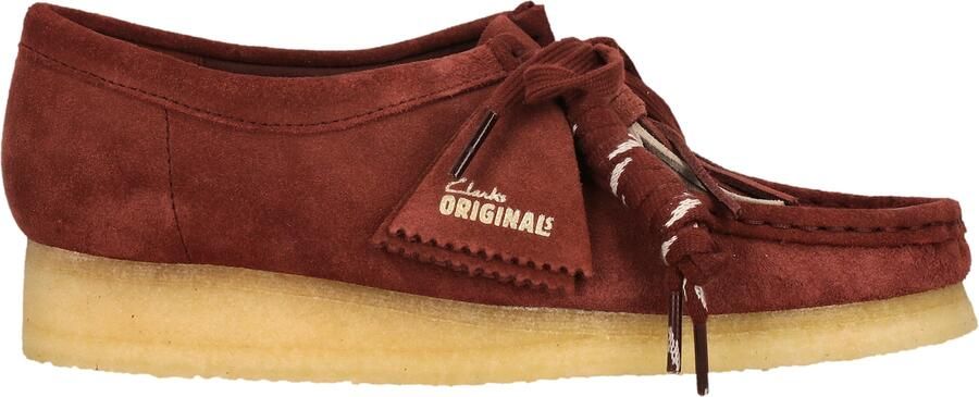 CLARKS Veterschoen 'Wallabee' rood - Foto 6