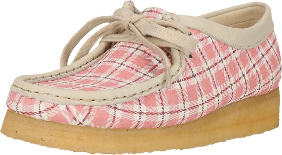 CLARKS Veterschoen 'Wallebee' pink