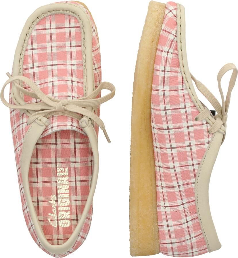 CLARKS Veterschoen 'Wallebee' pink - Foto 3