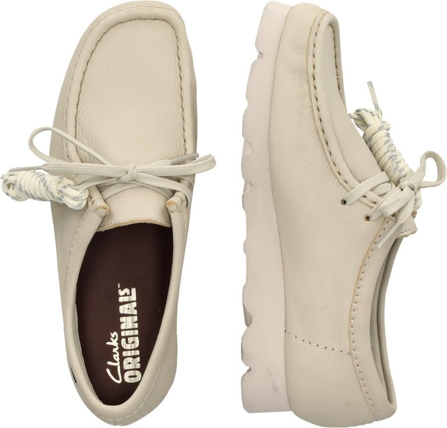 CLARKS Veterschoen 'Wallebee' wit - Foto 2