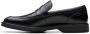 Clarks Zwarte Instapleren Schoenen Aldwin Step Black Heren - Thumbnail 4