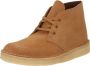 Clarks Donker Zand Suède Heren Lifestyle Schoen Brown Heren - Thumbnail 2
