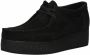 Clarks Originals Wallacraft Lo Womens Black Nubuck Sneakers 261486324040 - Thumbnail 2