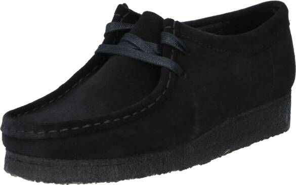 Clarks WALLABEE Vrije tijdsschoenen veterschoen sneakersCasual Zwart - Foto 15