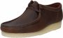 Clarks Bruine Leren Mocassins Vierkante Neus Schoenen Brown Heren - Thumbnail 4