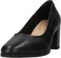 Clarks Dames Freva55 Court D 2 black leather - Thumbnail 5