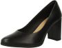 Clarks Dames Freva85 Court D 2 black leather - Thumbnail 3
