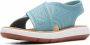 Clarks Dames Jemsa Dash D 5 Turquoise Knit - Thumbnail 4