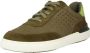 Clarks Groene leren sneakers met optimaal comfort en duurzaamheid Groen Heren - Thumbnail 4