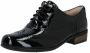 Clarks Zwarte leren veterschoenen voor dames Black Dames - Thumbnail 3