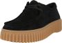 Clarks Bee Suede Damesschoenen Herfst Winter Collectie Black Dames - Thumbnail 2