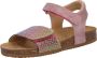 Clic! leren sandalen roze Meisjes Leer Meerkleurig 31 - Thumbnail 4