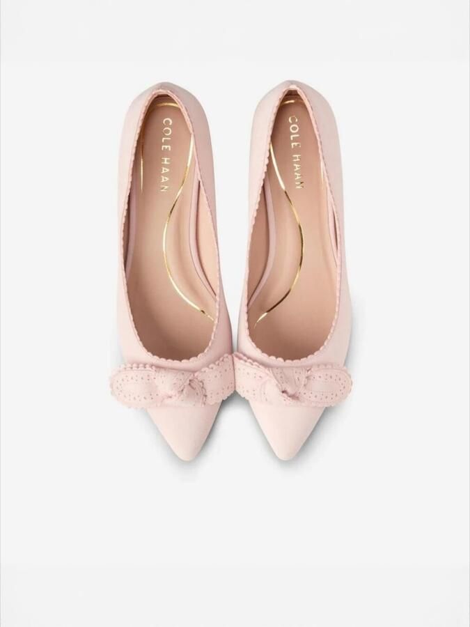 Cole Haan Ballerina 'BELLPORT BOW' lichtroze - Foto 2