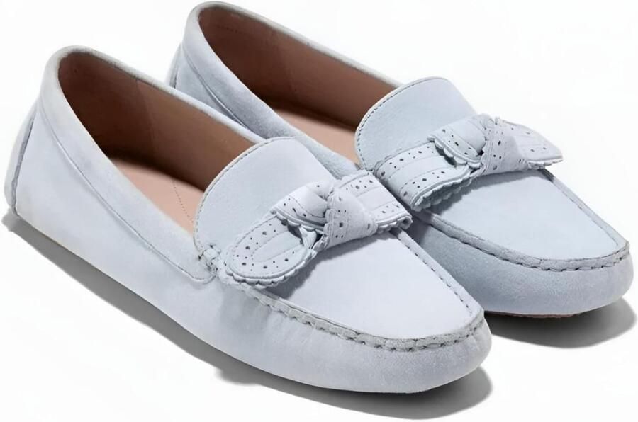 Cole Haan Mocassins 'BELLPORT BOW DRIVER' lichtblauw