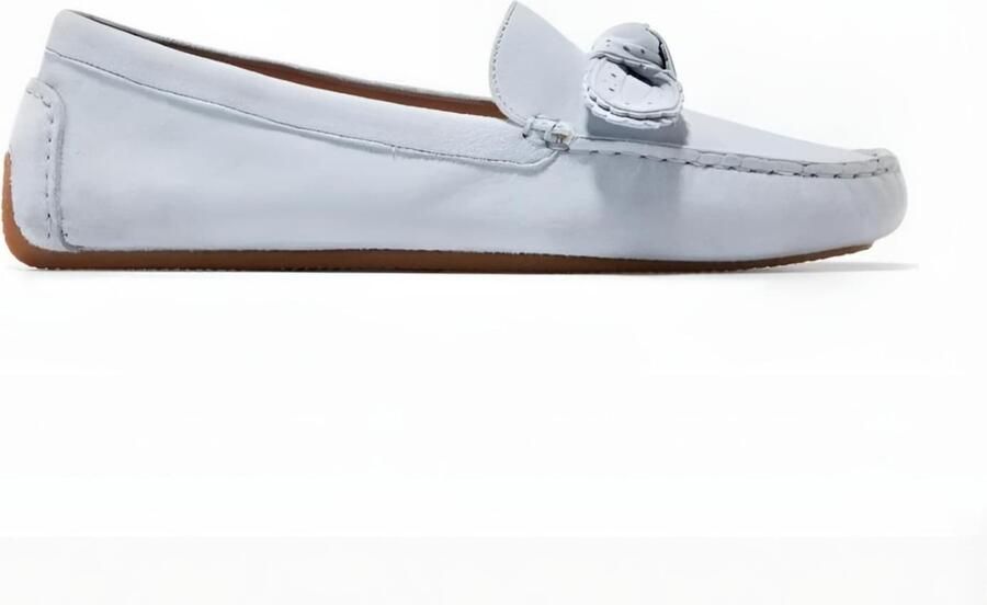 Cole Haan Mocassins 'BELLPORT BOW DRIVER' lichtblauw - Foto 4