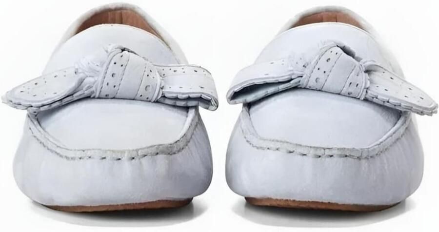 Cole Haan Mocassins 'BELLPORT BOW DRIVER' lichtblauw - Foto 5