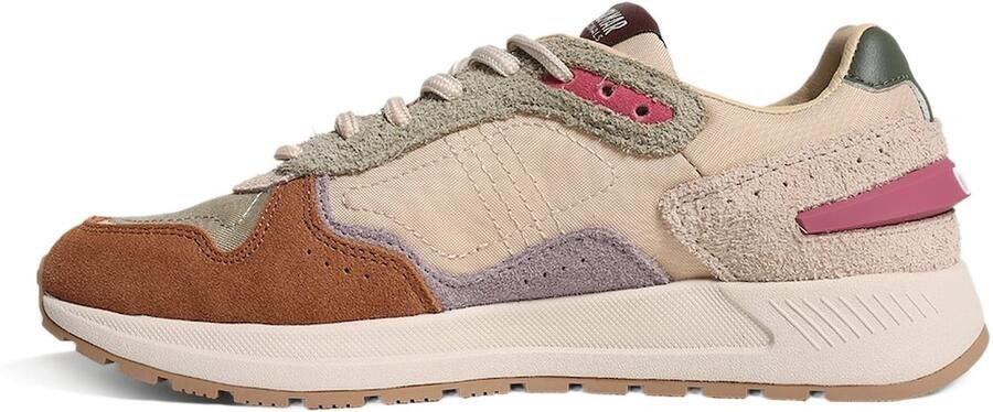 Colmar Sneakers laag 'Logan Effect' beige bruin olijfgroen lichtlila - Foto 6