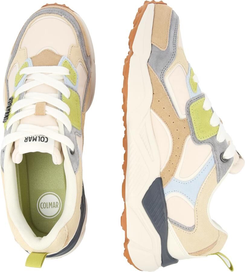 Colmar Sneakers laag beige lichtbeige lichtblauw grijs - Foto 5