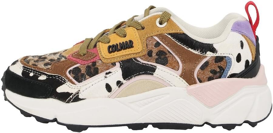 Colmar Sneakers laag 'Garner Mix' karamel lichtbruin zwart wit