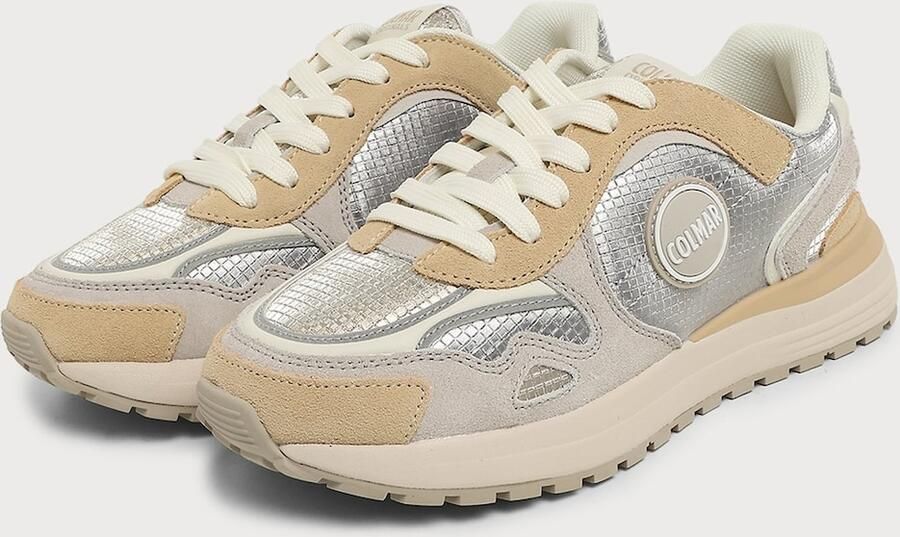 Colmar Sneakers laag 'Hunt Twinkle' crème camel zilvergrijs - Foto 6