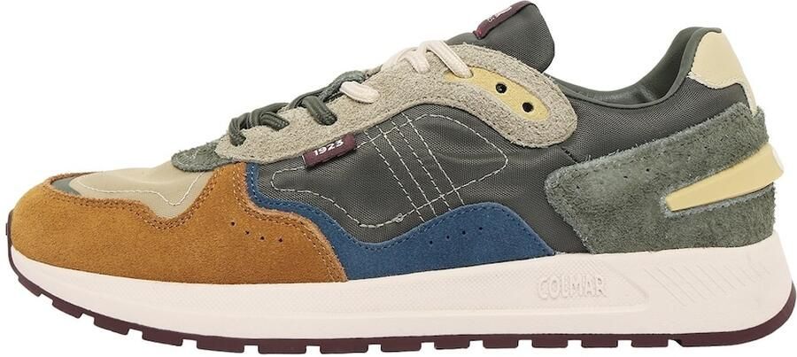 Colmar Sneakers laag 'Logan' navy pueblo olijfgroen pastelgroen