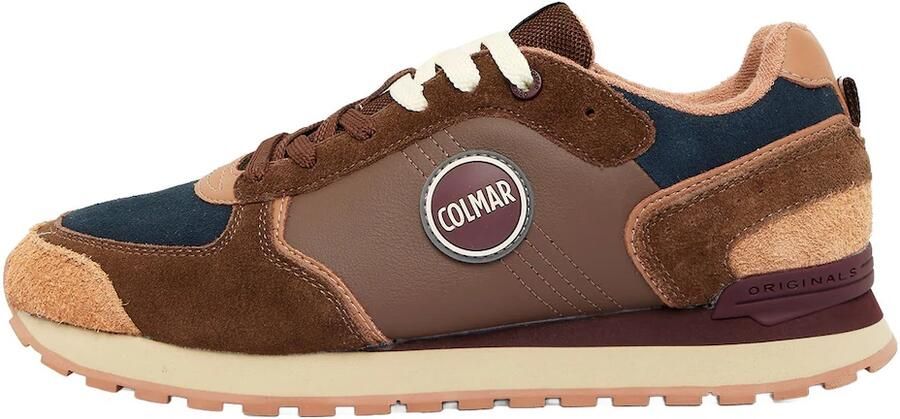 Colmar Sneakers laag 'Travis Block' navy bruin lichtbruin