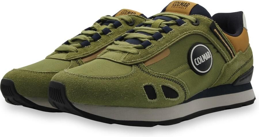 Colmar Sneakers laag 'Travis Sport Colors' navy bruin olijfgroen wit