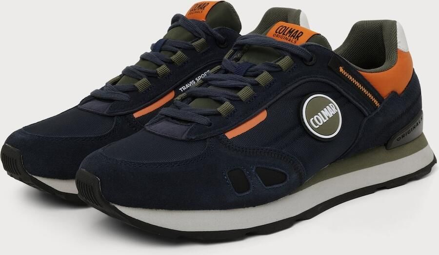 Colmar Sneakers laag 'Travis Sport Colors' navy oranje wit - Foto 2