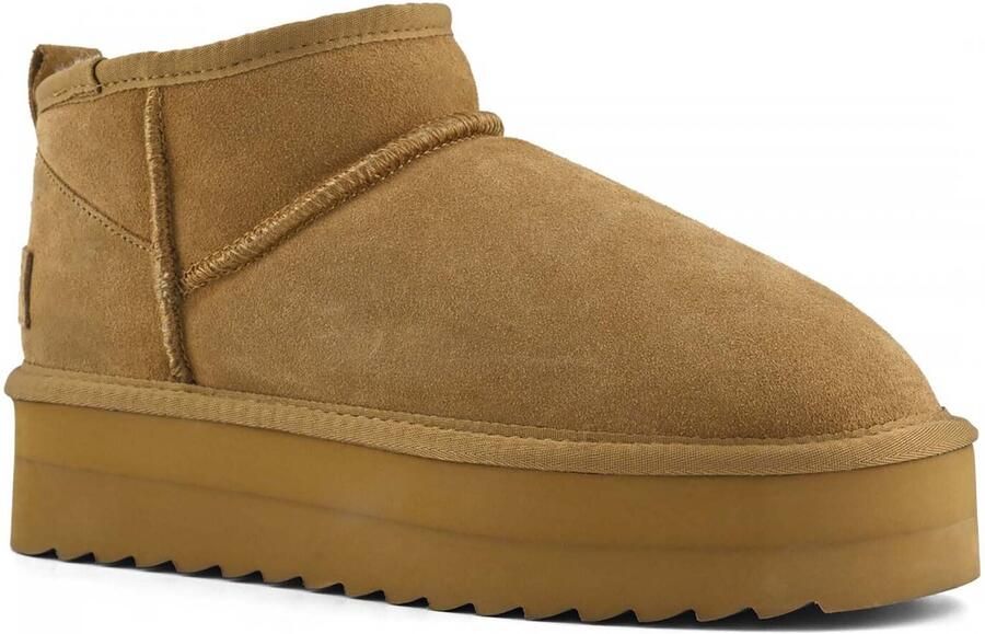 Colors of California Laarzen Platform Sheepskin Suede Boot Fashion Wear Vrouwen - Foto 4