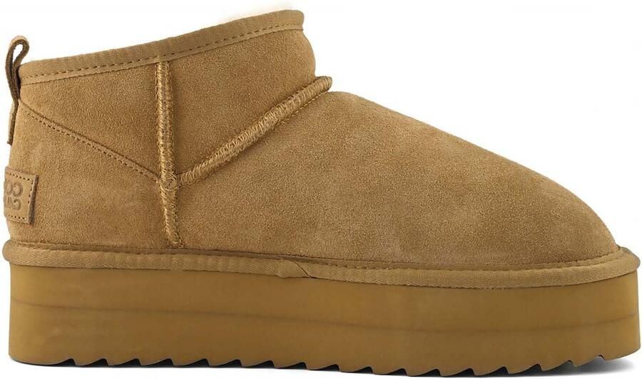 Colors of California Laarzen Platform Sheepskin Suede Boot Fashion Wear Vrouwen - Foto 6