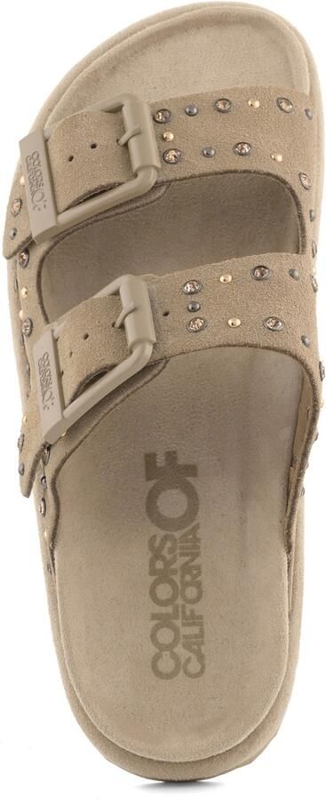 COLORS OF CALIFORNIA Muiltjes beige brons goud - Foto 3